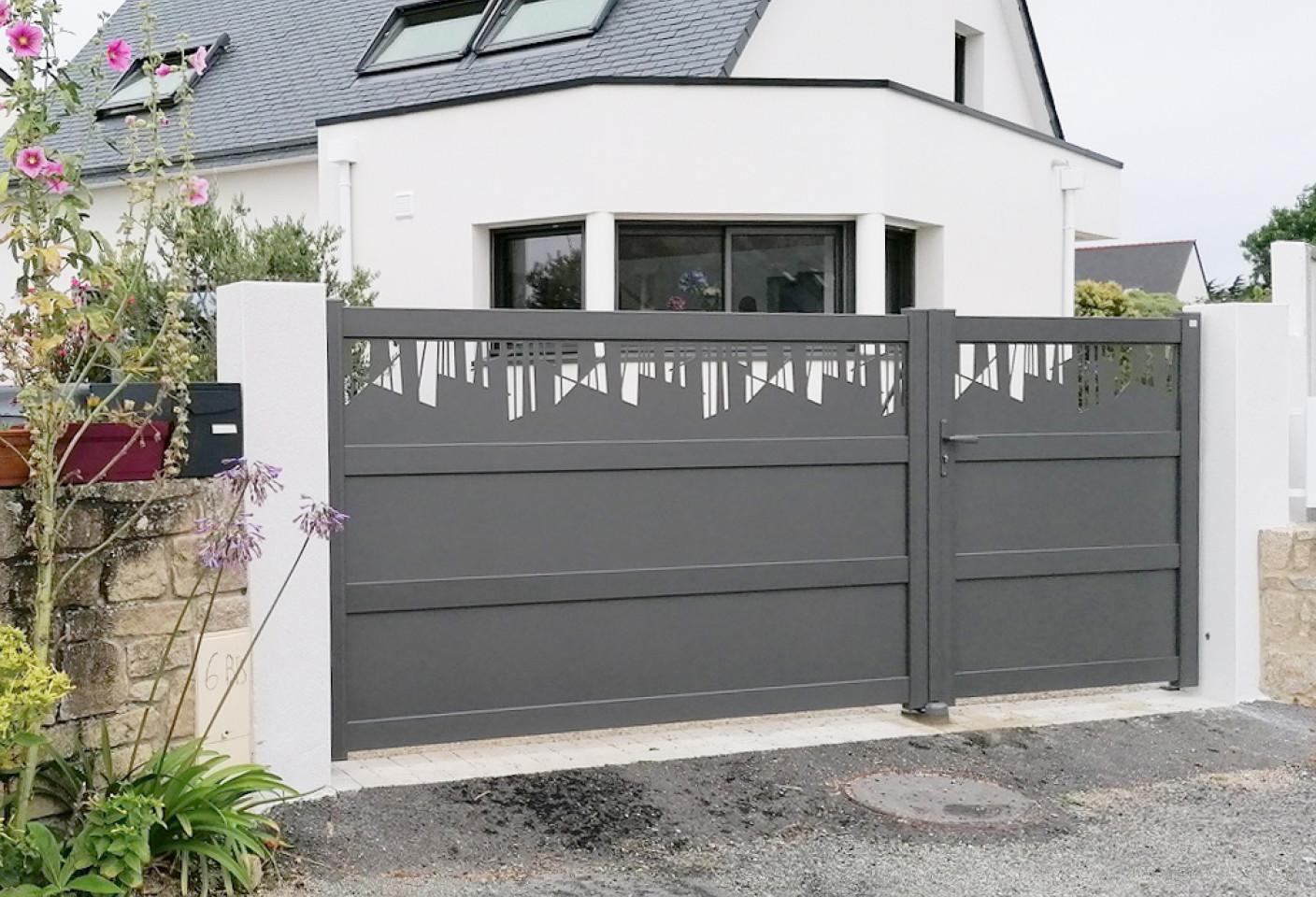 portail loft DT décor opaq et fissures