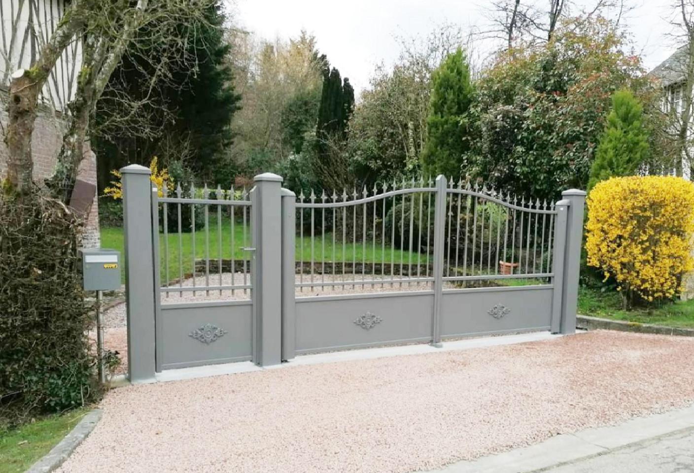 portail manoir semi jointif