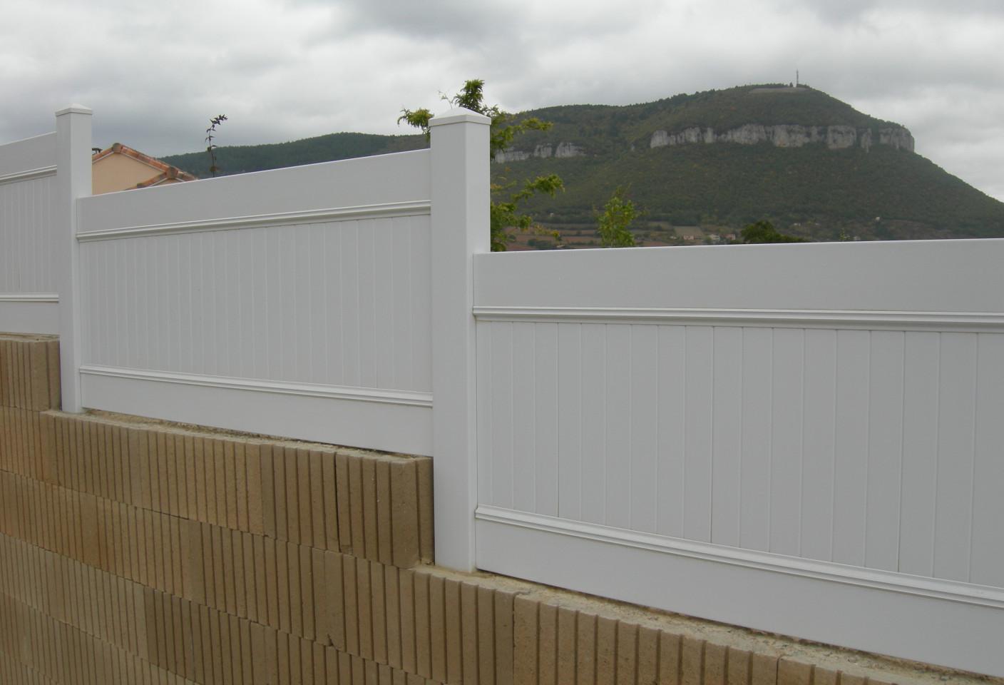 Clôture PVC