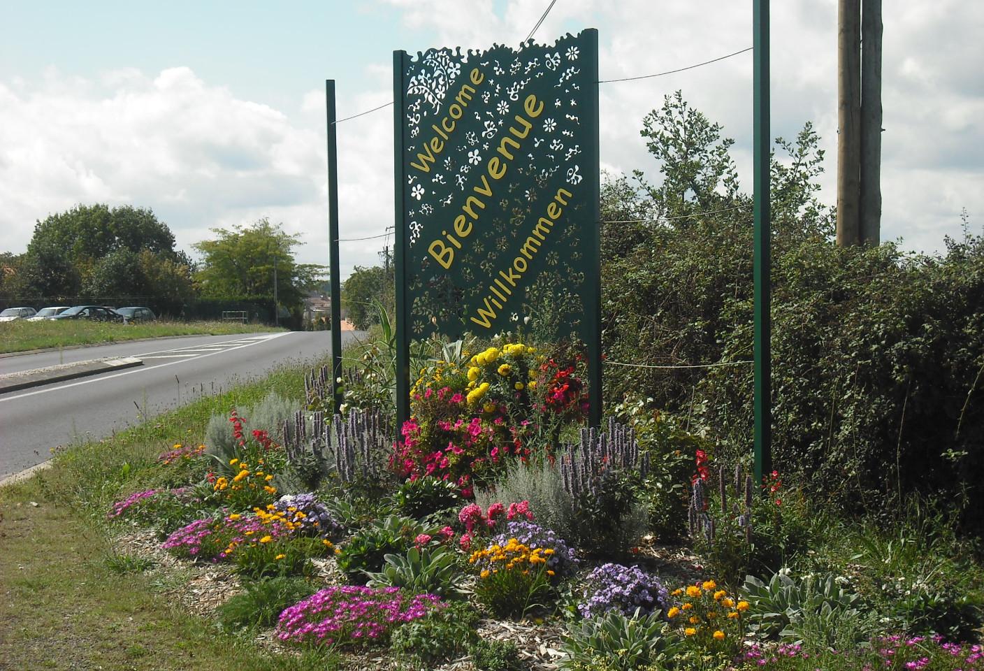 Panneau signalétique personnalisé