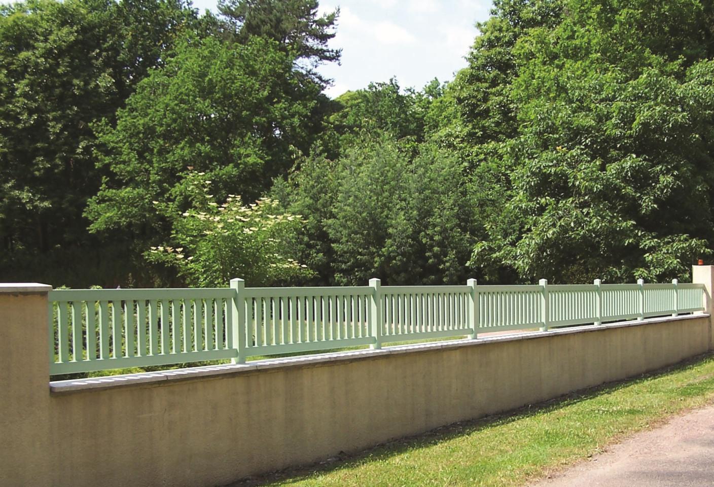 Clôture aluminium_Gamme Actuelle_Modèle Cottage