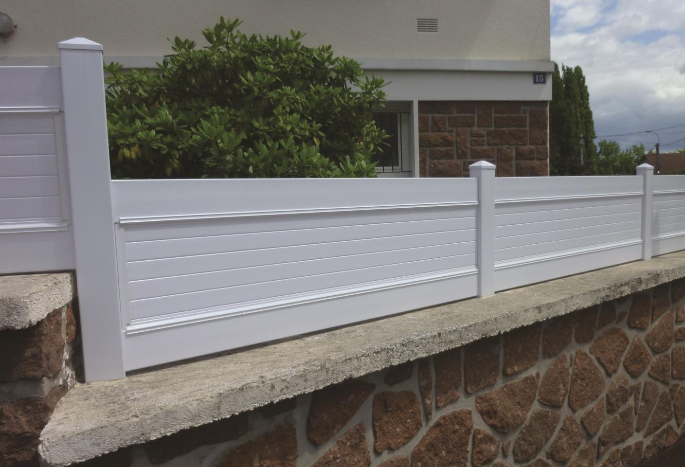 Clôture aluminium_ Modèle Elégance_Gamme Actuelle