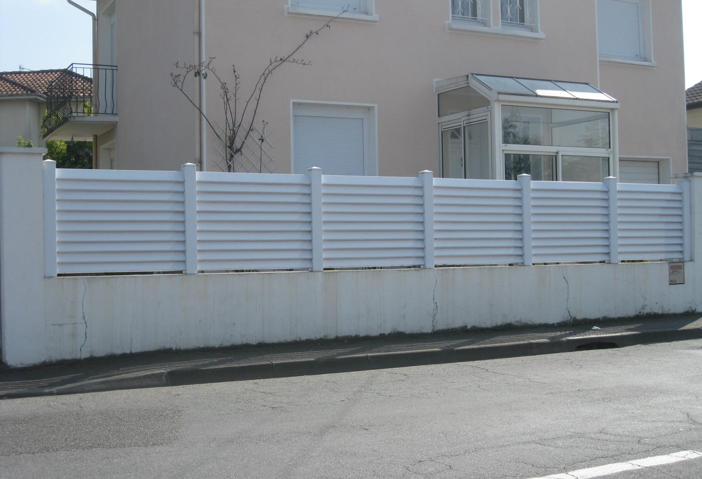 Clôture aluminium_ Modèle Classique_Gamme Actuelle