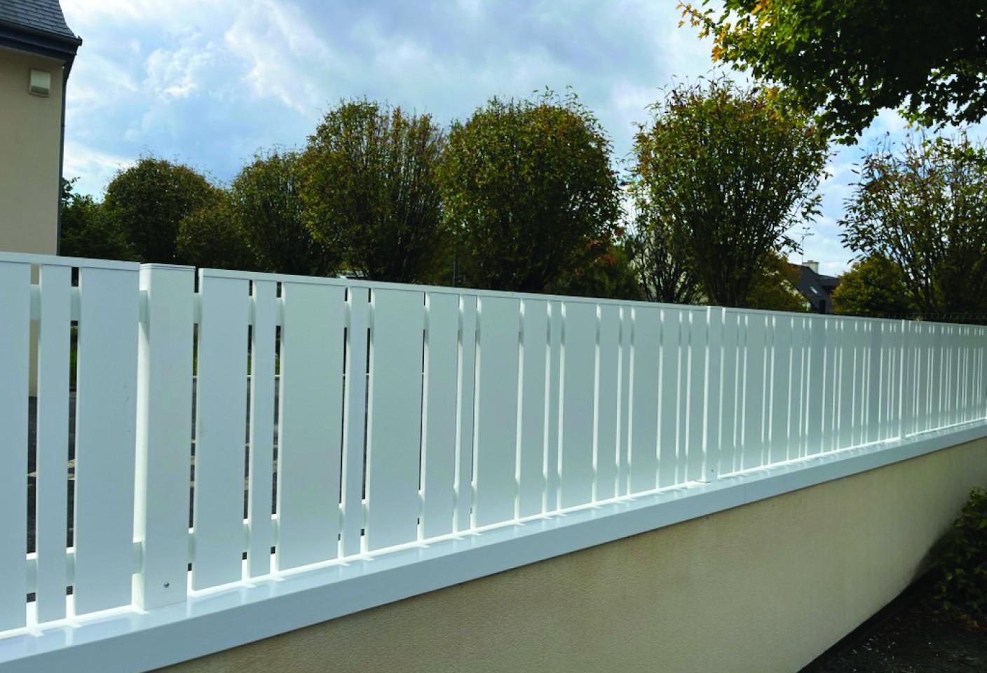 Clôture Linéa ajourée