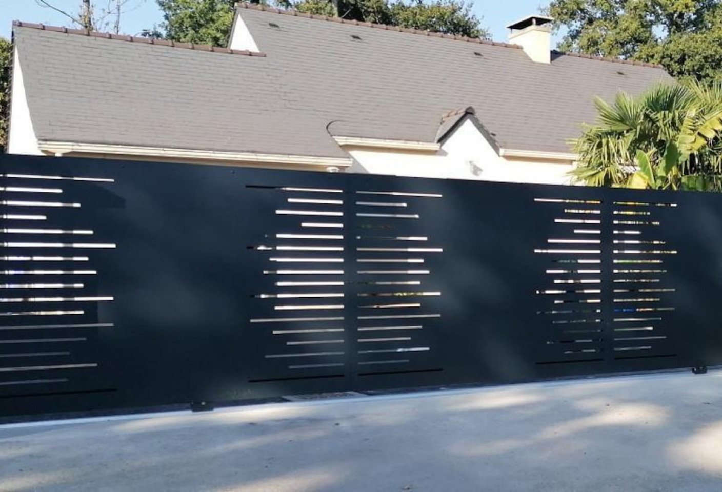 portail design coulissant personnalisable