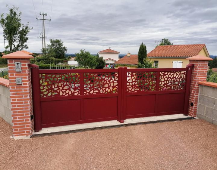 Portail Loft structure croix décors Opaq et Indiana PM