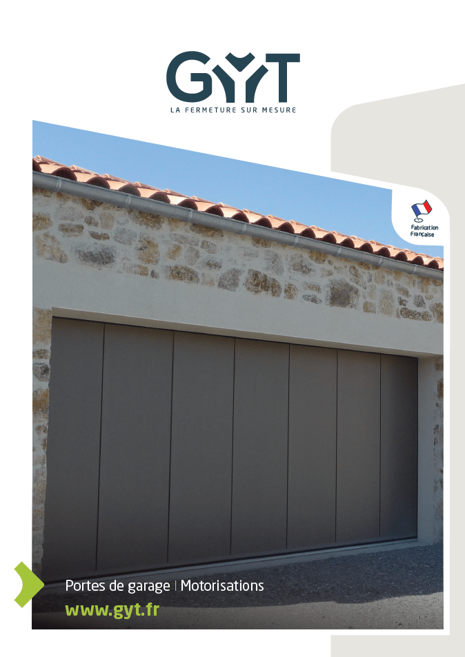 Couverture brochure portes de garage