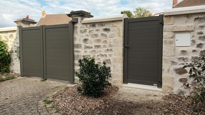 Portail et portillon aluminium - Gamme Actuelle Modèle RésidenceF