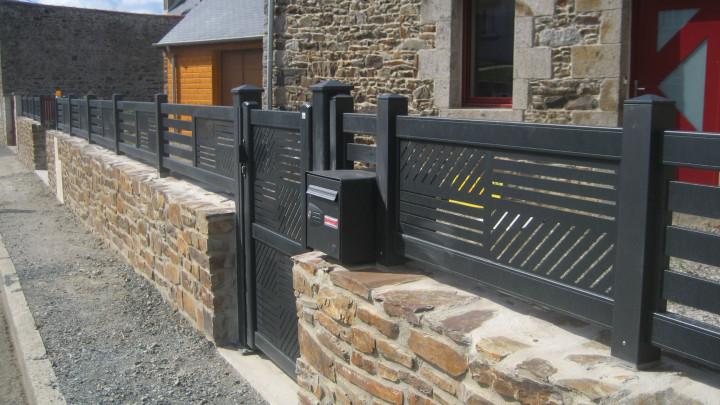 Clôture aluminium_Gamme Tendance_Modèle Loft