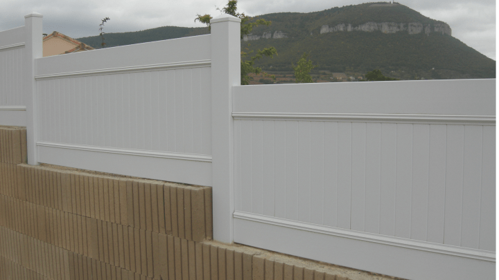 Clôture PVC_Gamme Actuelle_Modèle Elégance