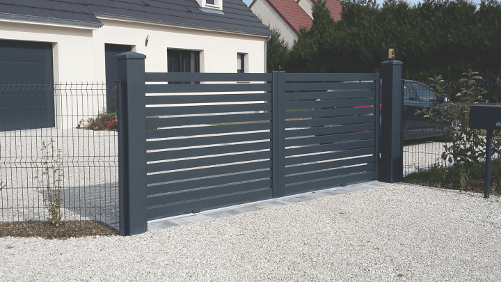 Portail aluminium_Gamme Actuelle_Modèle Cottage