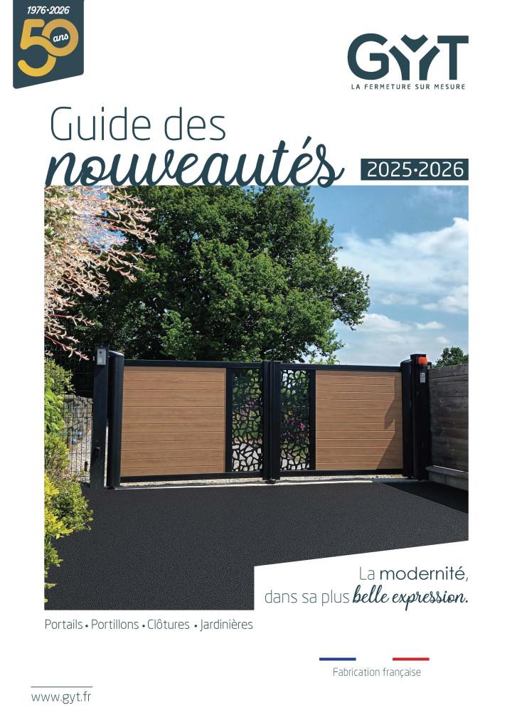 Couverture brochure nouveautés portails & clôtures
