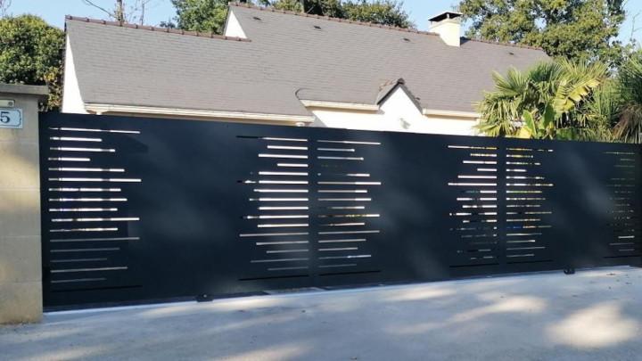 portail design coulissant personnalisable