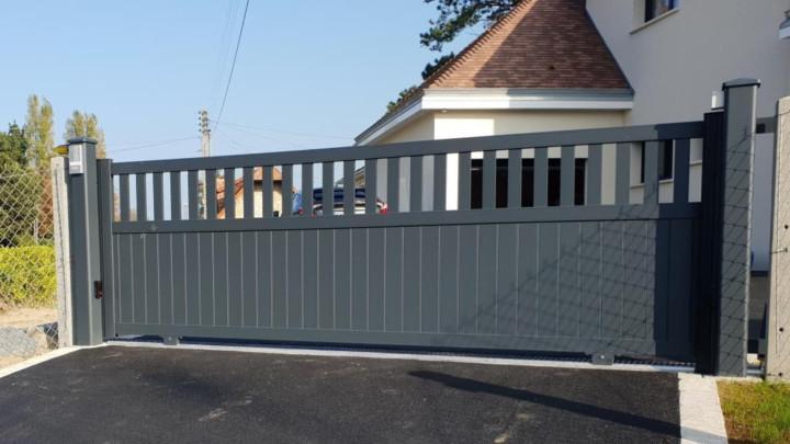 portail style moderne coulissant