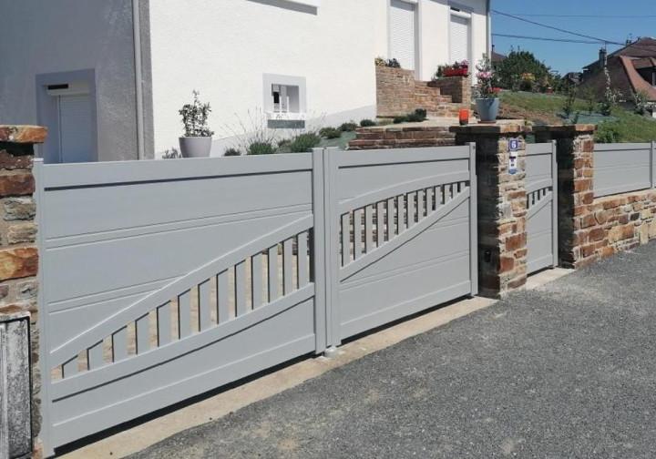 couleur claire tendance portail