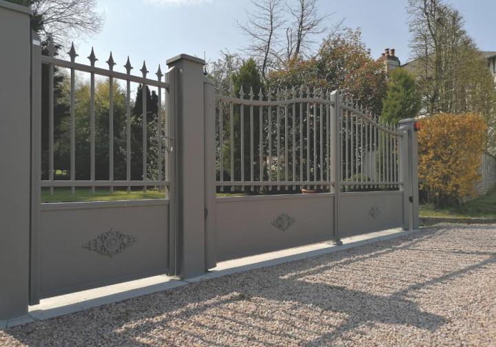 couleur portail anthracite tendance