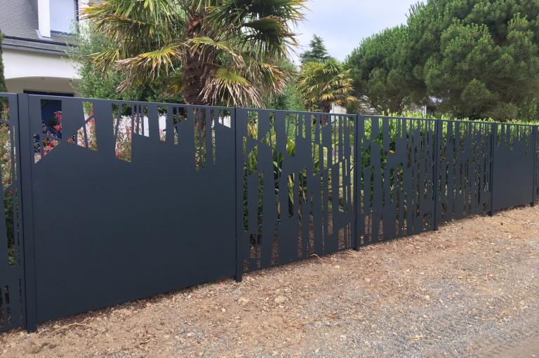 Clôture décor Eclat et Fissures