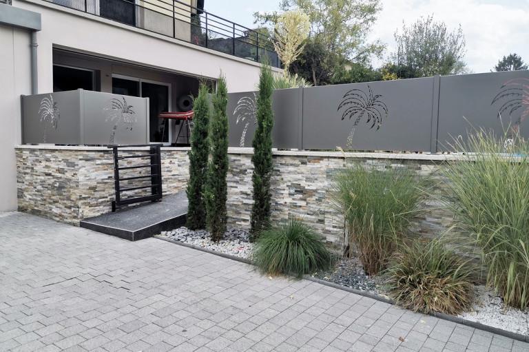 Clôture décor Palmier