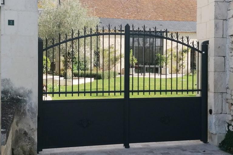 portail manoir semi jointif