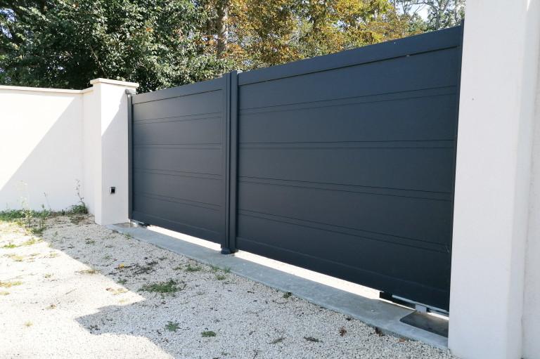 portail droit jointif - Gamme actuelle