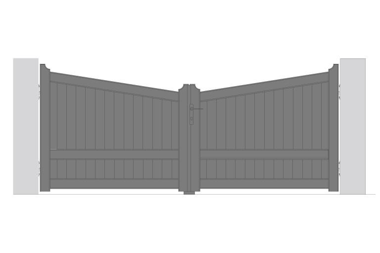 Forme Pointe de Diamant Inversée