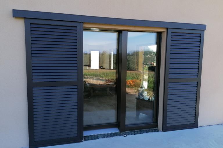 Volets coulissants alu