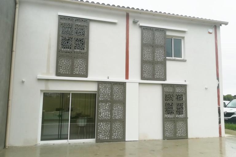 Volets coulissants alu