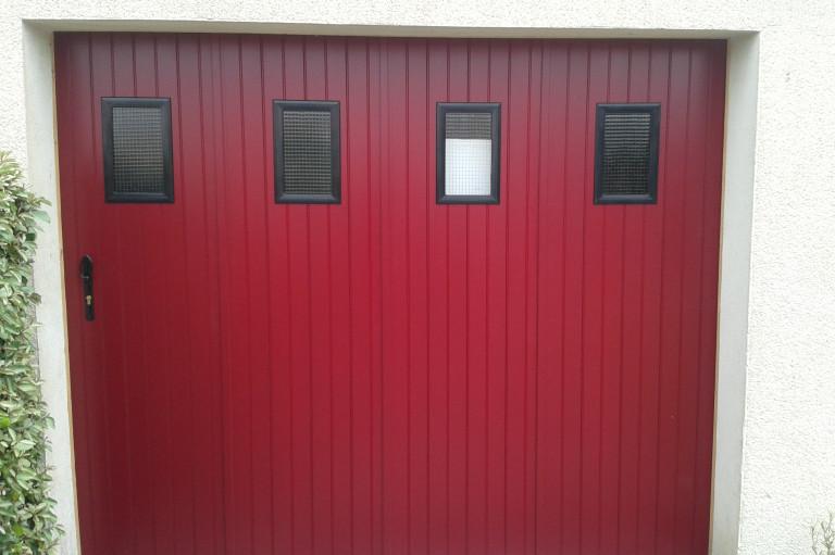 Porte de garage coulissante alu