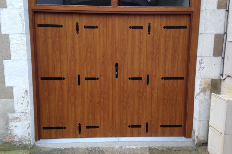 Porte de garage repliable