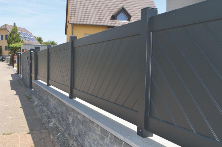 Clôture aluminium_Gamme Actuelle_Modèle Résidence