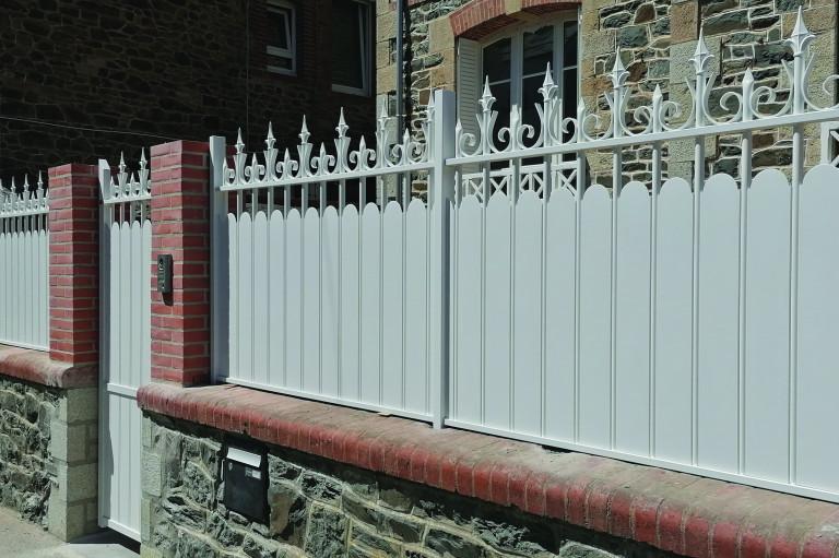 Clôture aluminium_ Modèle Manoir_Gamme Tradition
