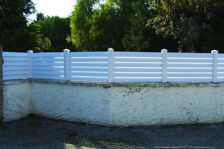 Clôture PVC_ Modèle Classique_Gamme Actuelle