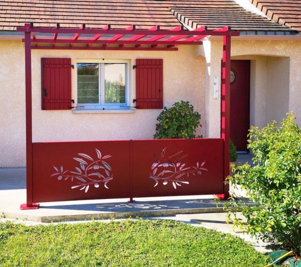 pergolas rouge