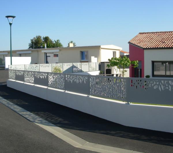 Clôture Panneaux Ambellya décor Alpha Beta