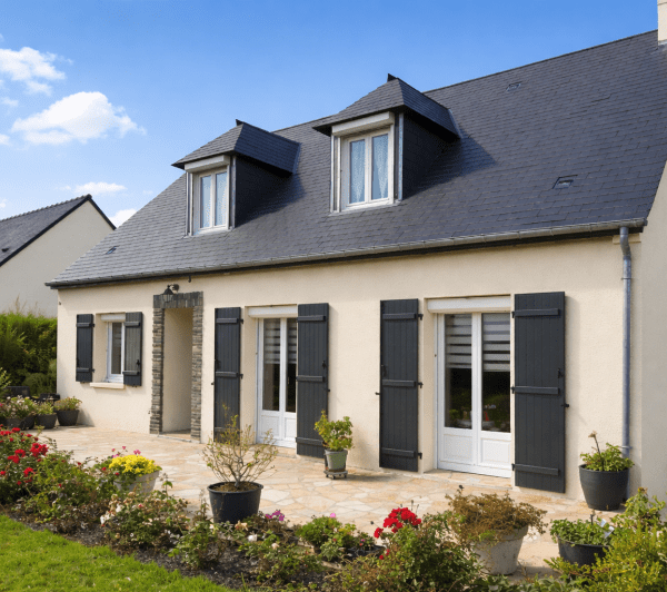 Volets-Battants-Aluminium-Isolé-Double nervure