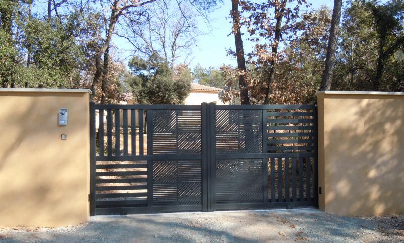 Portail LOFT structure coix décor Obturelle + barreaux