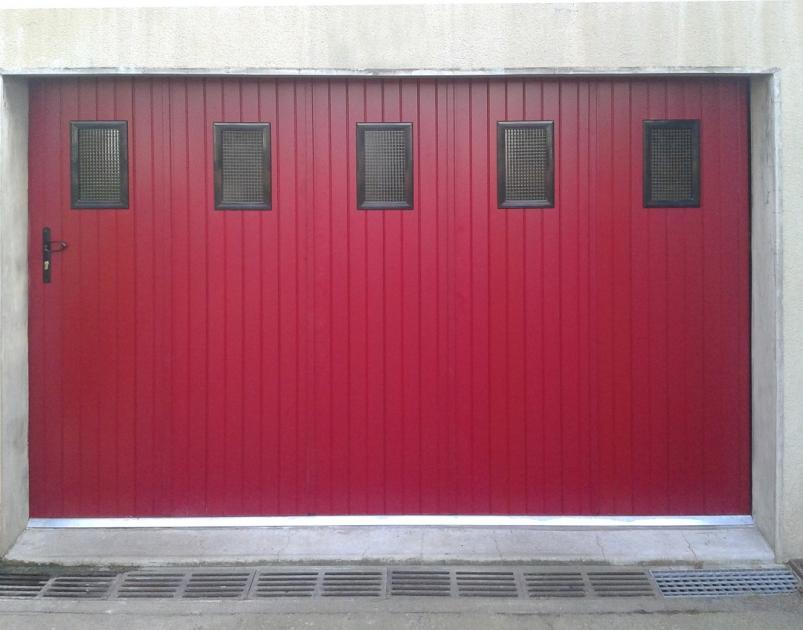 Porte de garage ALU coulissante