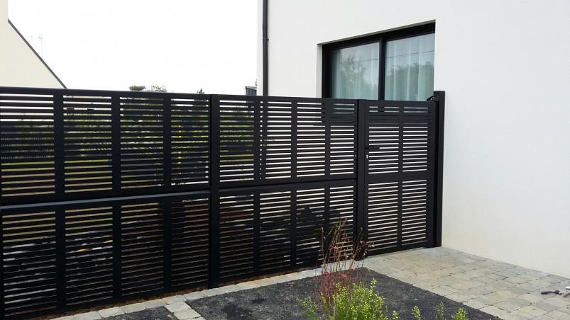 Clôture et portillon décor Horizon