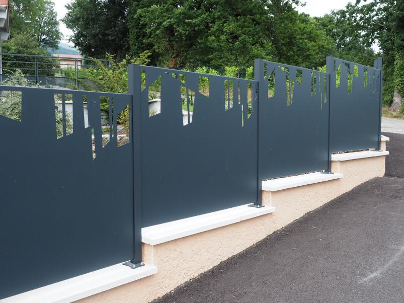 Clôture Décor Fissure