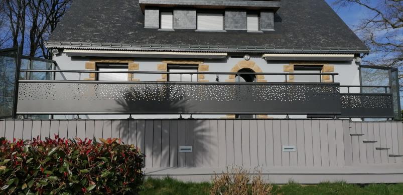 Garde-corps AMBELLYA décor Bulles