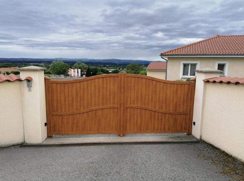 Portail Aluminium jointif 