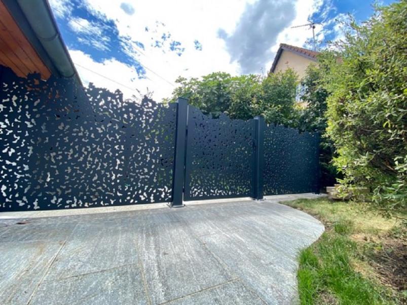 Clôture et portillon décor Feuillage