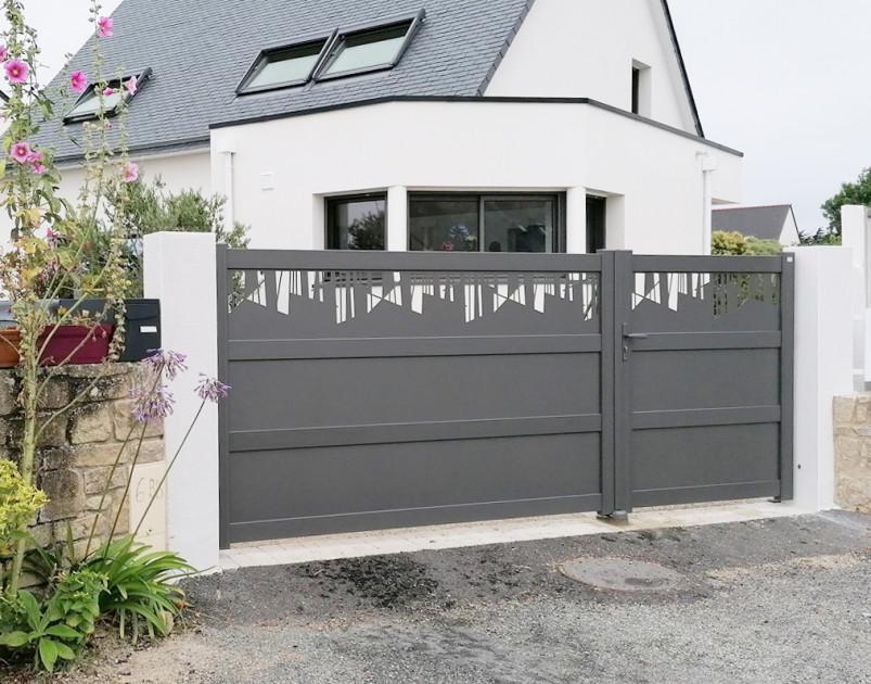 portail loft DT décor opaq et fissures