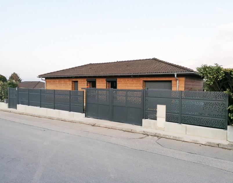 portail loft croix decor bulles