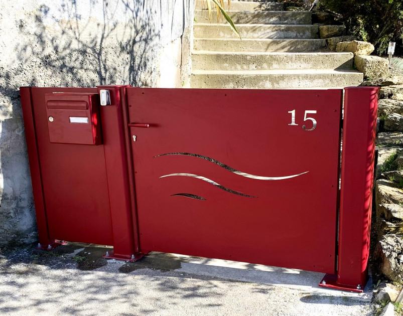 portillon décor vague