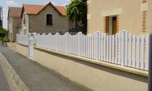 clôture PVC