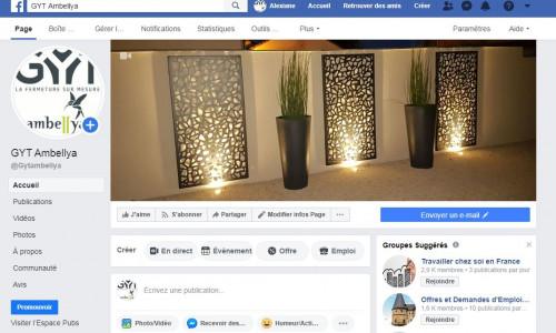 page facebook