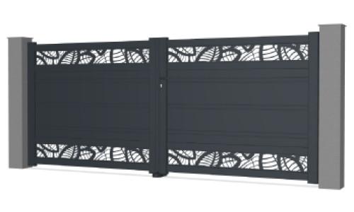 Portail semi-ajouré décor Jungle - Gamme Tendance