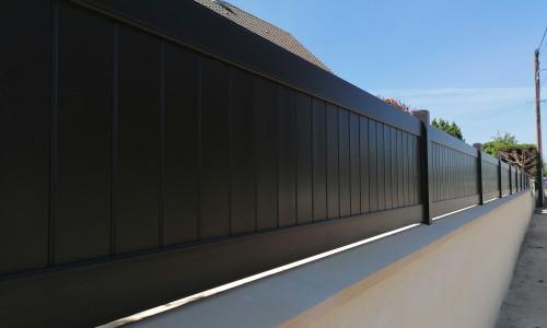 Clôture Alu modèle plein