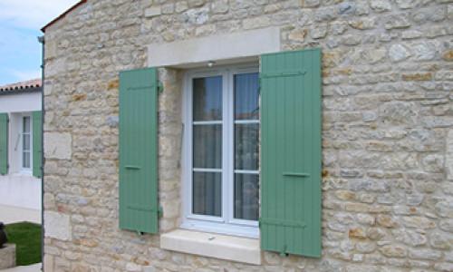 Vignette volets battants alu